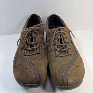 Clarks Wave Walk Shoes Womens 9‎ M Wave Trek Low Sneakers 86509 Brown Leather
